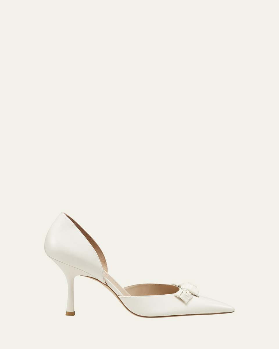 Rosie Pointed Leather Stiletto Pumps